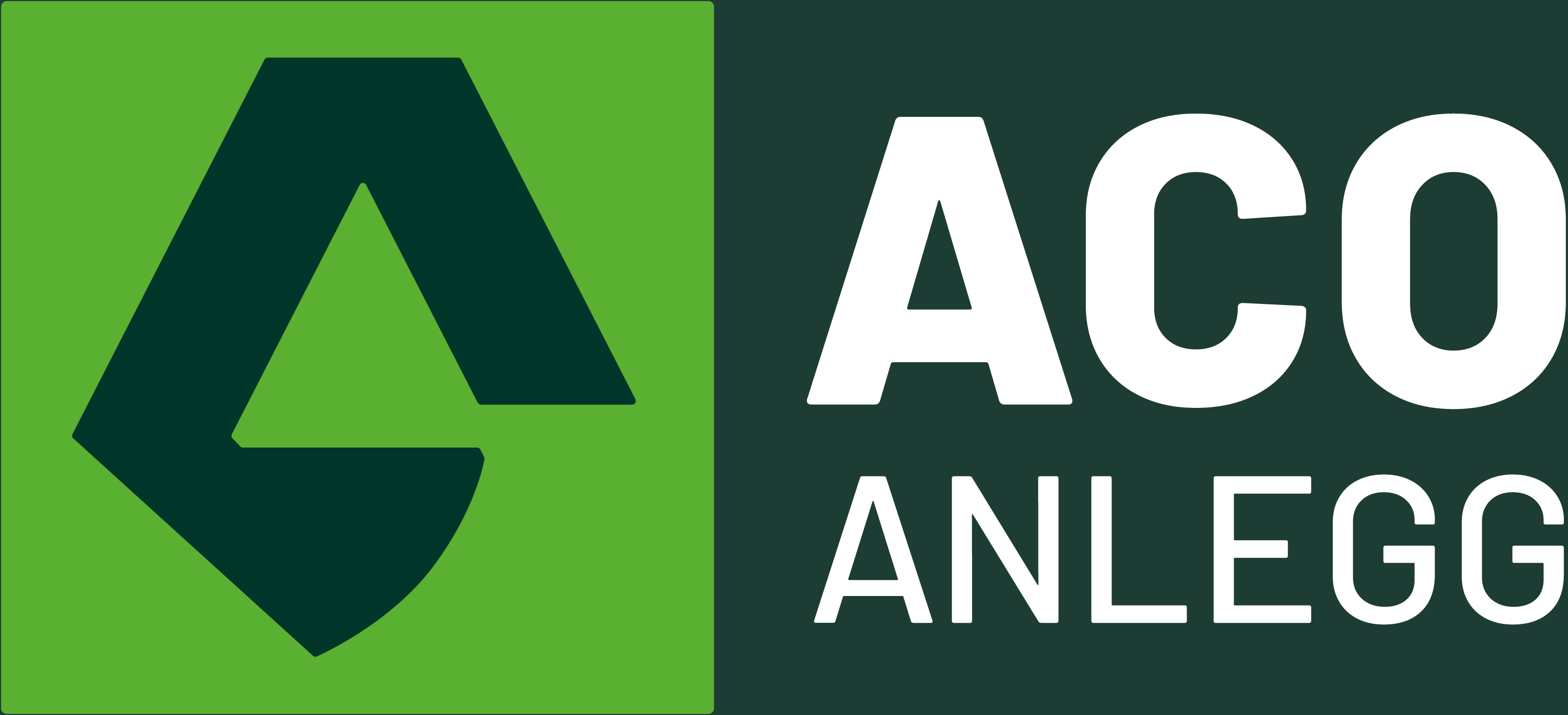 ACO Anlegg sin logo